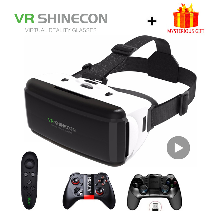 Vr Headset Pc - Vr shinecon viar仮想現実メガネ3Dのためのiphoneのandroidスマートフォンスマートフォンヘッドセットヘルメットゴーグルcasqueビデオゲーム