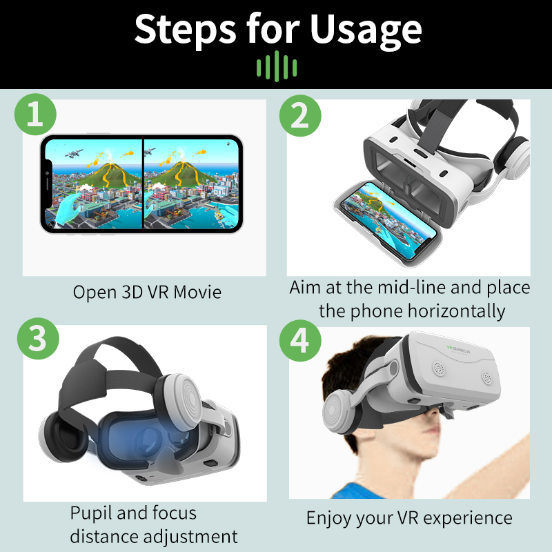 バーチャルリアリティ VR メガネ 3D ヘッドセットデバイ - Vr Headset Pc のレビューと価格