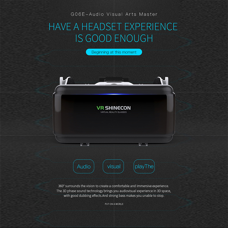 Vr shinecon viar仮想現実メガネ3Dのためのi - Vr Headset Pc のレビューと価格