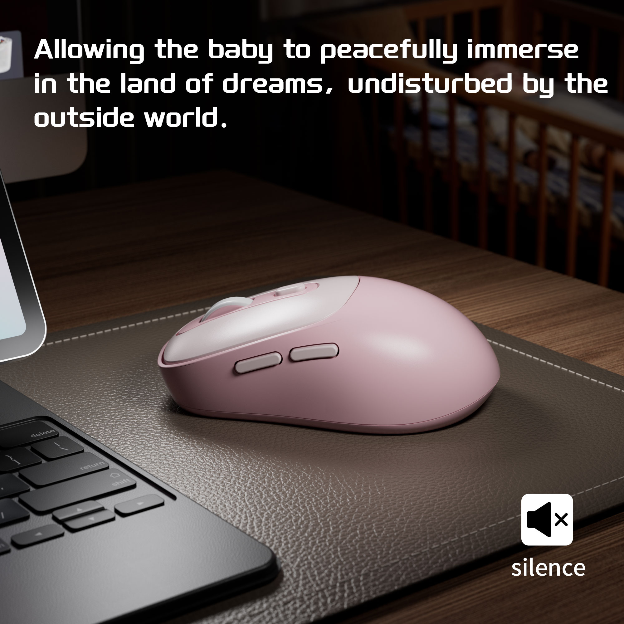 MageGee ワイヤレスマウス 2.4Ghz USB 接続 - Pc Gaming Pink のレビューと価格