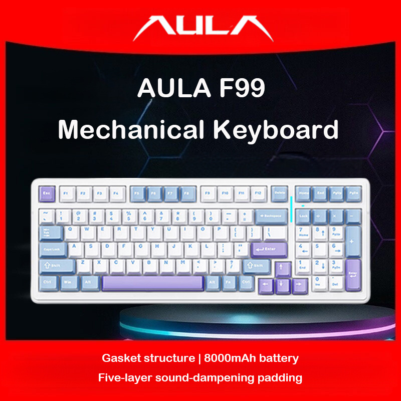 AULA F99 メカニカルキーボード。トリプルモード（2. - Pc Gaming Lounge のレビューと価格