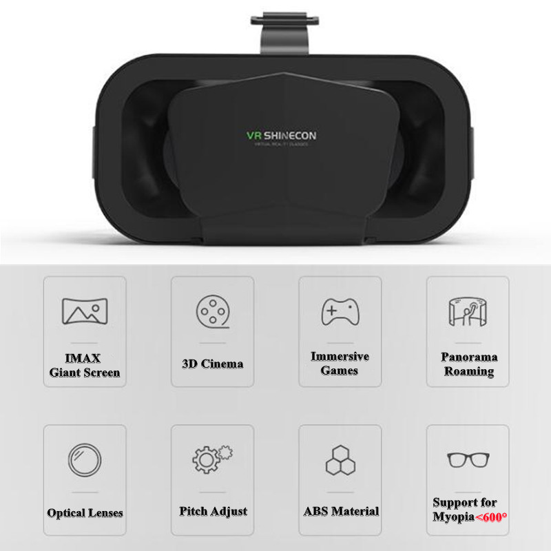 Shinecon Viar 3D VRメガネ バーチャルリア - Vr Headset Pc のレビューと価格